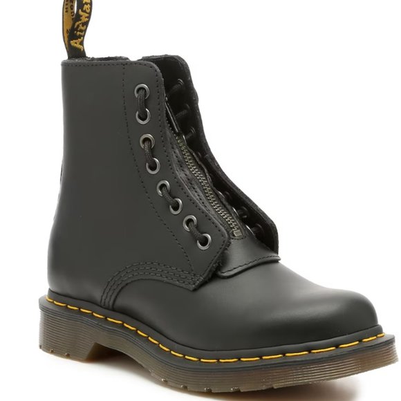 Dr. Martens front zipper boots size 7 - Picture 1 of 2
